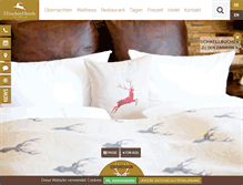 Tablet Screenshot of hirschenhotels.com